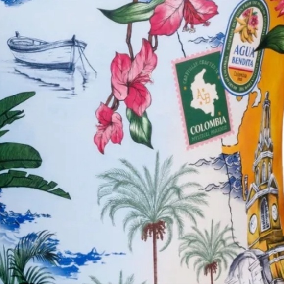 NWT Anthropologie Agua Bendita Tribeca Ventura One-Piece Swimsuit Size M Medium - Picture 7 of 7